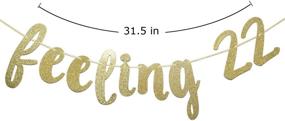 img 3 attached to Декор для дня рождения с блестками Feeling Glitter Banner