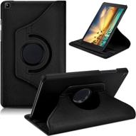 📱 detuosi rotating case for galaxy tab a 8.0 inch - 2019 (sm-t290) - multi-angle viewing & 360° degree rotation - #black cover for samsung galaxy tab a 8.0 inch 2019 (sm-t290/t295/t297) tablet logo