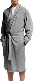 img 3 attached to 🛀 Cotton Lightweight HOLOVE Sleepwear Bathrobe