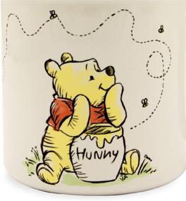 img 2 attached to Silver Buffalo Winnie The Pooh Ceramic Mug - 20oz White Honey Bear Design