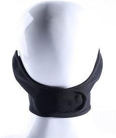 img 3 attached to 🚴 Black Cycling Unisex-Adult Ear-Flap Half Face Mask - Your Optimal Choice for SEO