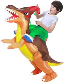 img 4 attached to 🦖 Captivating Camlinbo Inflatable Dinosaur Corythosaurus Halloween Delights