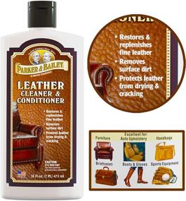 img 4 attached to Parker Bailey Leather Cleaner Conditioner Household Supplies