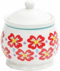 img 2 attached to 🥛 Pioneer Woman Creamer Sugar Bowl: Enhance Your Table Setting with Vintage Charm