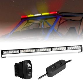 img 4 attached to Offroad задний LED маячок-стробоскоп световой панели с обратным запасом свет фонаря поворотного сигнала - YCHOW-TECH 30'' LED маячок Световая панель для UTV RZR Polaris Yamaha 4x4 грузовика Dune Buggy ATV Can-Am Off Road