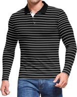 👔 mlanm men's sleeve stripe shirts: optimized design for fashionable apparel logo