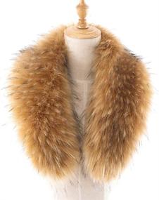 img 1 attached to Ihreesy Artificial Fur Collar