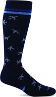 🧦 men's in flight moderate graduated compression sock by sockwell логотип