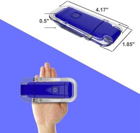 img 2 attached to 📘 BIGLIGHT Book Reading Light: LED Clip on, USB Rechargeable, Adjustable Brightness for Kids & Bedtime Reading, Blue