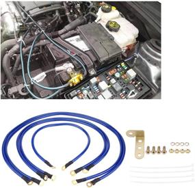 img 3 attached to 🚗 Keenso Universal PVC Car Grounding Wire Kit - Auto Car Earth Cable System for Improved Grounding and Stability