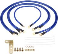 🚗 keenso universal pvc car grounding wire kit - auto car earth cable system for improved grounding and stability logo