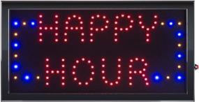 img 4 attached to ✨ Illuminate Your Happy Hour with Lavish Home's LED Neon Electric Sign – Eye-catching, Animated & Energy Efficient for Home, Office, and Special Events