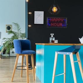 img 2 attached to ✨ Illuminate Your Happy Hour with Lavish Home's LED Neon Electric Sign – Eye-catching, Animated & Energy Efficient for Home, Office, and Special Events