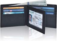 💼 men's bifold wallets with slim rfid technology logo