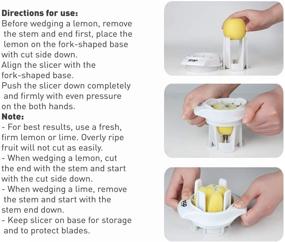 img 1 attached to Lemon/Lime Slicer for Effortless Garnishing: Elevate 🍋 Food and Drinks with Chelda Lemon Salt and Tequila