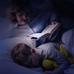 img 1 attached to 📚 2-Piece LED Reading Light Night Light Book Family Study Lamp: Portable Eye-Care Reading Lamp for Bed & Car