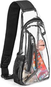 img 4 attached to Backpack Approved Transparent Crossbody Adjustable