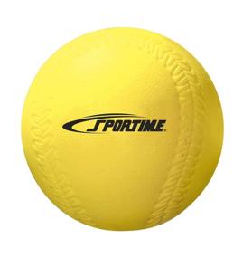 img 1 attached to Enhanced Visibility Sportime Coated Foam Softball - Optimize Performance and Safety