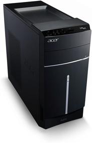 img 1 attached to 💻 Компактный и мощный: настольный компьютер Acer Aspire ATC-115-UR13 в элегантном черном дизайне