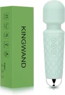 🔋 kingwand cordless handheld back massager: rechargeable mini massager for deep tissue massage, shoulder & back pain relief - portable stick for full body relaxation логотип