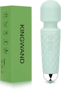 img 4 attached to 🔋 KINGWAND Cordless Handheld Back Massager: Rechargeable Mini Massager for Deep Tissue Massage, Shoulder & Back Pain Relief - Portable Stick for Full Body Relaxation