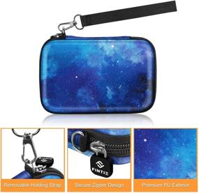 img 1 attached to 🌟 Fintie Protective Case for Fujifilm Instax Mini Link, HP Sprocket Plus, Canon Ivy Mini Photo Printer, Canon Ivy CLIQ/CLIQ+/CLIQ2/CLIQ+2 Instant Camera Printer - Hard Shockproof Carry Bag in Starry Sky Design