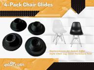 splashncolor 4 pack glides replacements furniture logo