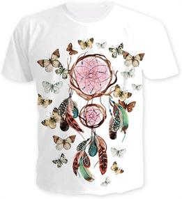 img 1 attached to 👕 Stylish Men's Volanic Digital Printed Pattern T-Shirts: Elevate Your Wardrobe with Unique Appeal