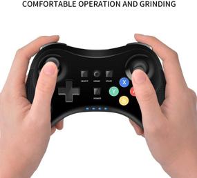 img 3 attached to Upgrade Version Wireless Wii U Pro Controller Gamepad with Dual Vibration, PowerLead Pro Controller for Nintendo Wii U - Perfect Gift for Kids, Men, Women, Enhanced Somatosensory Machine Joystick