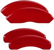 🚗 mgp red aluminum caliper covers for 2011-2019 jeep grand cherokee (set of 4) logo