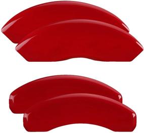 img 4 attached to 🚗 MGP Red Aluminum Caliper Covers for 2011-2019 Jeep Grand Cherokee (Set of 4)