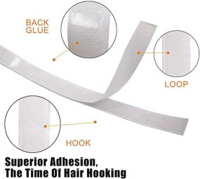 img 2 attached to 🔗 Jackwood 36 Feet Self Adhesive Hook and Loop Tape Roll: Versatile Fastening Solution for Tools, Pictures, Pedal Boards, and More (3/4 INCH, White)