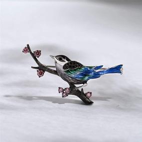 img 2 attached to Santuzza 925 Sterling Silver Brooch: Captivating Enamel Bird Brooches