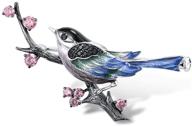 santuzza 925 sterling silver brooch: captivating enamel bird brooches logo