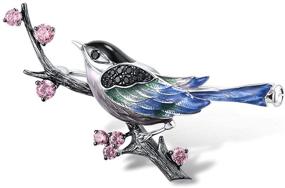 img 4 attached to Santuzza 925 Sterling Silver Brooch: Captivating Enamel Bird Brooches