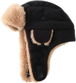 img 2 attached to ❄️ Get Winter-Ready with Connectyle Toddler Fleece Trapper Hats & Caps for Boys' Accessories