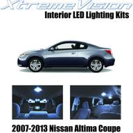 ⚡ enhanced seo: interior led kit for nissan altima coupe 2 door 2007-2013 (15 pieces) - blue leds + installation tool logo