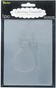 img 1 attached to Embossing Folder X5 75 Bride Groom