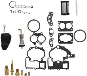 img 3 attached to 🛠️ WFLNHB Carburetor Rebuild Kit 3302-804844002 3.0 4.3 5.0 for Mercruiser Marine 2-Barrel: High-quality Restoration Solution