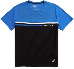 img 4 attached to Nautica Mens Navtech Colorblock Medium Men's Clothing: Stylish and Performance-Driven Attire for Modern Men