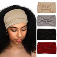 yonuf headbands fashion knotted headband logo