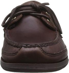 img 3 attached to 👞 Слипоны Sebago Schooner из коричневой кожи: мужская обувь без шнуровки для прогулок