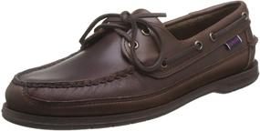 img 4 attached to 👞 Слипоны Sebago Schooner из коричневой кожи: мужская обувь без шнуровки для прогулок