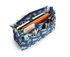 img 1 attached to 💼 Expandable Organizer with Cosmetic Print Pockets