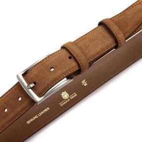 img 1 attached to 👔 Premium Quality Extra Thick Leather Men's Belts by Ground Mind - Enhance Your Style and Durability in Accessories