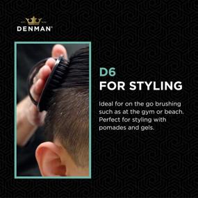 img 1 attached to 🔑 Denman D6 Palm Styler: Оптимальное средство для распутывания, массажа и стилизации