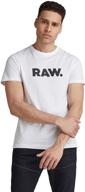 👔 g star raw mens holorn white: classy comfort for men logo