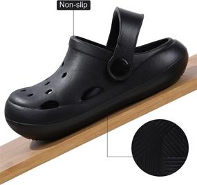 img 1 attached to 👟 Versatile and Stylish Beslip Toddler Garden Summer Sandals - Boys' Clogs & Mules