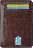 👝 corkor minimalist leather wallet: sleek men's accessories for the modern age logo