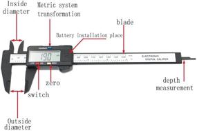 img 3 attached to 📏 CAIDU Digital Caliper with Enhanced Electronic Screen